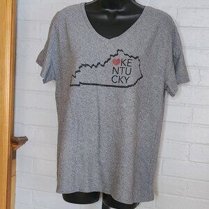 ."Kentucky" V-Neck Tee from  STATE OF MINE